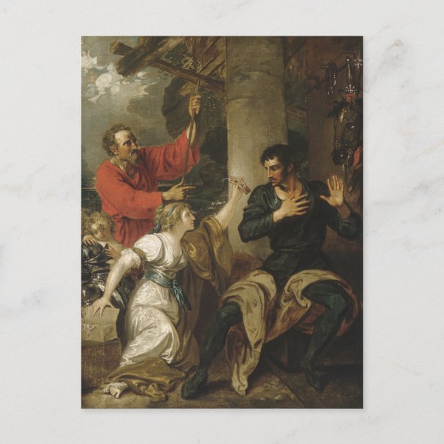 Damsel och Orlando Vykort (Framsida)