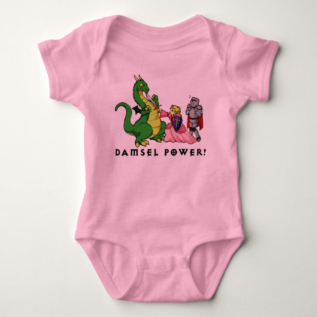 Damsel Power Tee (Framsida)