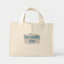 Damselfly i Tote bags