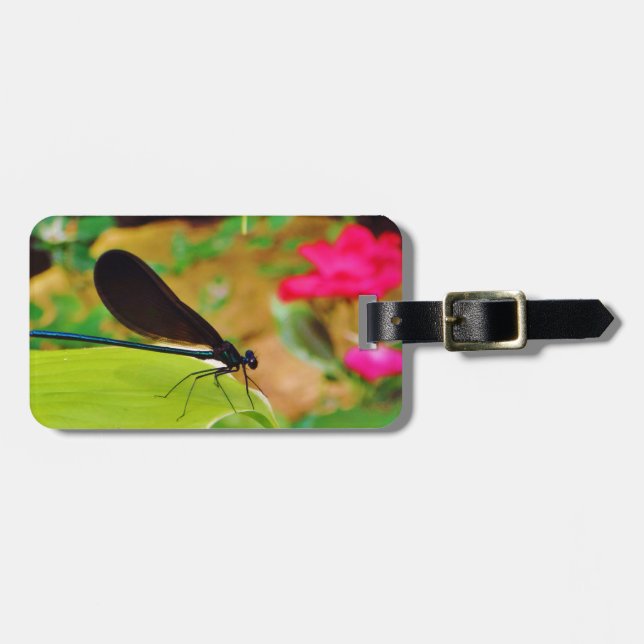 Damselfly och Ro Bagagebricka (Horisontell Framsida)