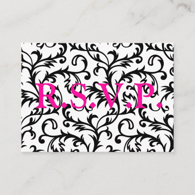 Damsk R.S.V.P. Tilläggskort (Framsida)
