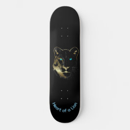 Damskateboard, Lejonhjärta Mini Skateboard Bräda 18,5 Cm