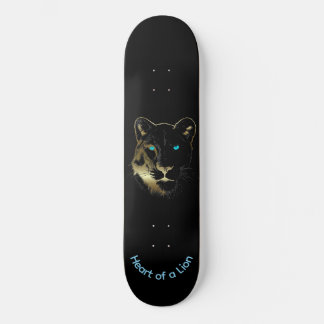 Damskateboard, Lejonhjärta Mini Skateboard Bräda 18,5 Cm