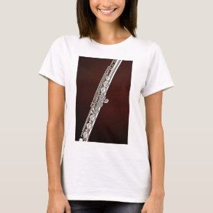 Damskjorta för flöjtspelare eller Flutist Tee Shirt