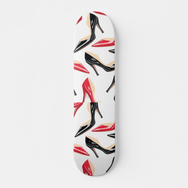 Damskor Högklackar Mini Skateboard Bräda 19,5 Cm (Framsida)