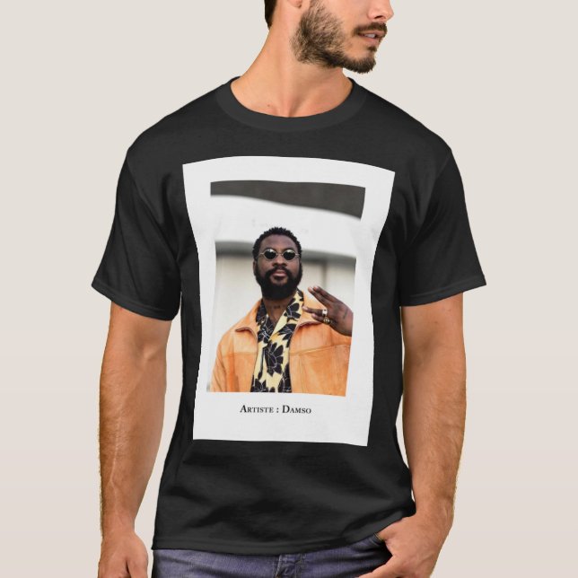 Damso - Life Porträtt   T Shirt (Framsida)