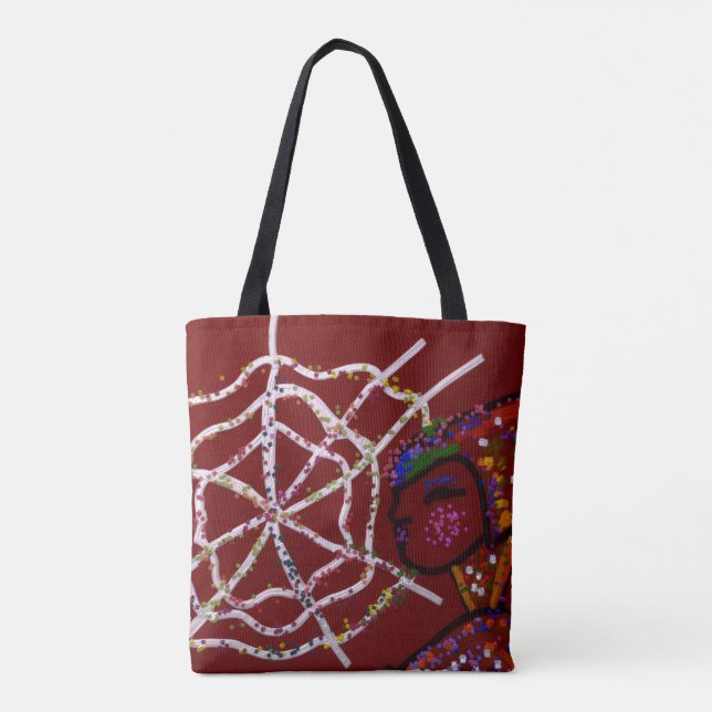 Damspindel Farao Totebag Tygkasse (Baksida)