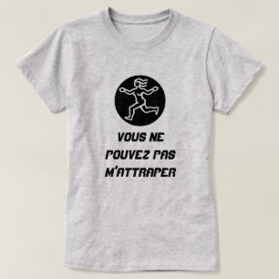 Damspringa med m'attraper för pas för pouvez fö tee shirt