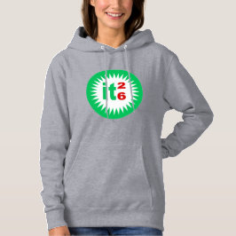 Damströja med huva grå SUN ITALIA 26 T Shirt