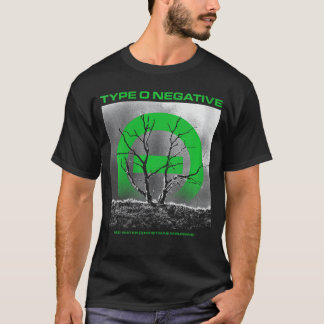Damstyp O Negativ Röd Vatten Grön VNeck vän T Shirt