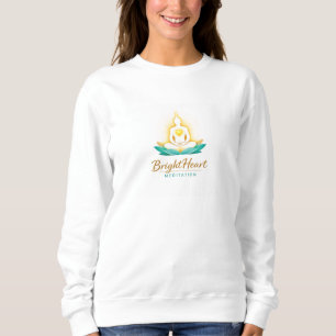 Damsvärmtröja med kvinnligt logo t shirt