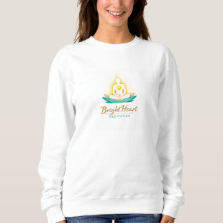Damsvärmtröja med kvinnligt logo t shirt