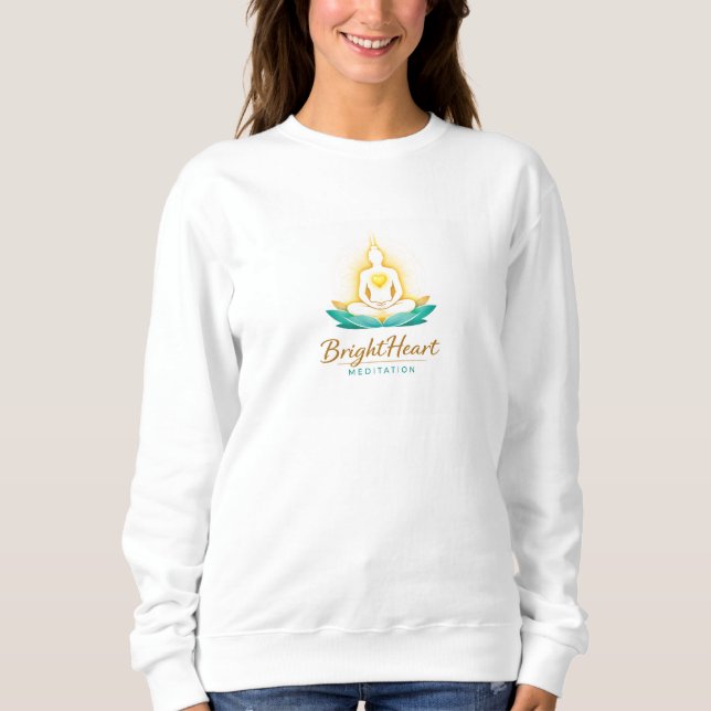 Damsvärmtröja med kvinnligt logo t shirt (Framsida)