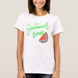 damt-shirt sommartid t shirt