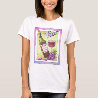 DAMT-SHIRTAR - Du Fick Mig Med MERLOT! Tee