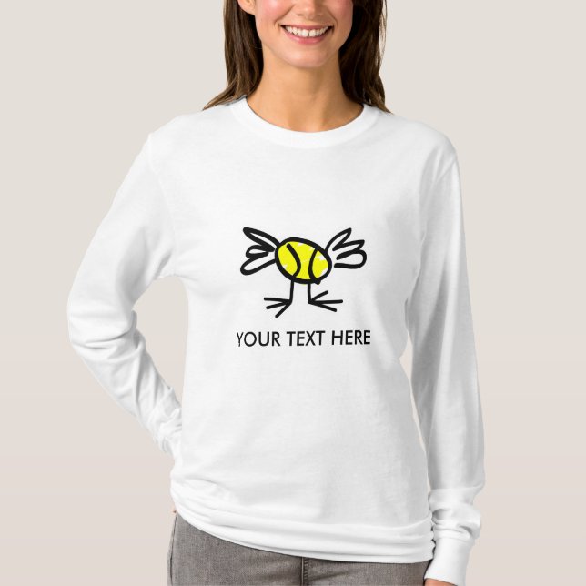 Damtennis kläder t-shirt (Framsida)