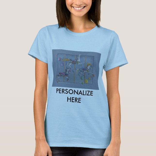Damteves T-shirt - Karusell Opus One (Framsida)