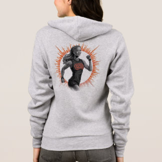Damträningsdragkedja – Motiverande Löpning T Shirt