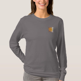 Damtröja blommig design t shirt