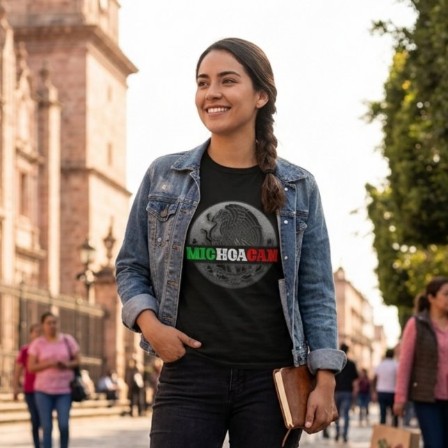 Damtröja Estado de Michoacan Mexico T Shirt (Women's Estado de Michoacan Mexico t-shirt)