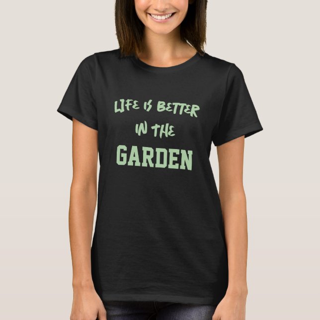 Damtröja för trädgård t shirt (Framsida)