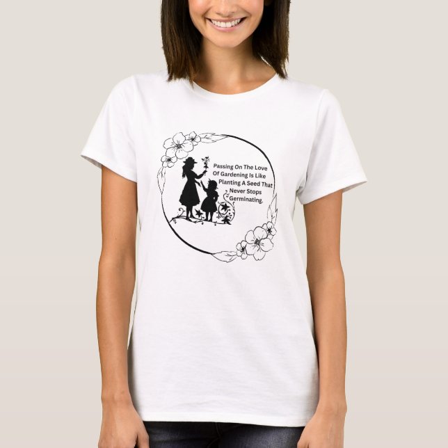 Damtröja för trädgårdsarbete t shirt (Framsida)