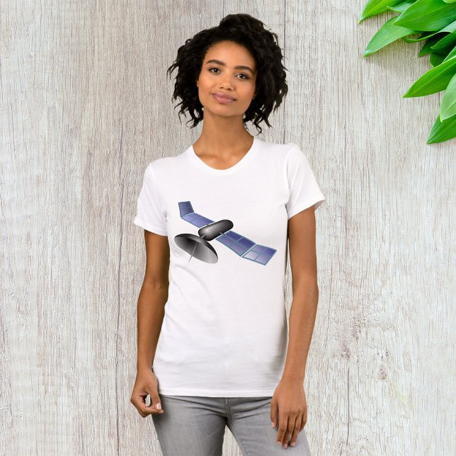 Damtröja med satellit t shirt (Skapare uppladdad)