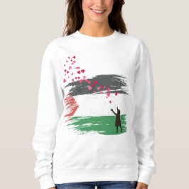 Damtröja med texten "Women's Palestinian Hope & Lo T Shirt