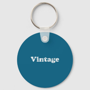 Damtröja som säger Vintage V-ringad Nyckelring