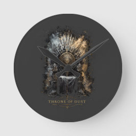 Damtron av Damm Mörk Fantasy  Rund Klocka
