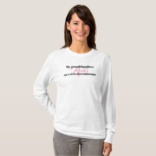 Damtshirten "min sondotter vaggar en extra tröja