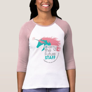 Damunicornen bemannar baseballutslagsplatsen t shirt