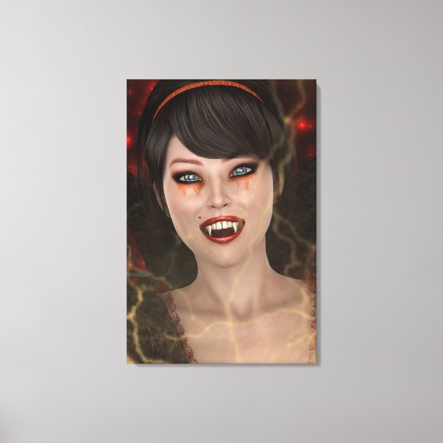 Damvampyr Canvastryck (Framsida)