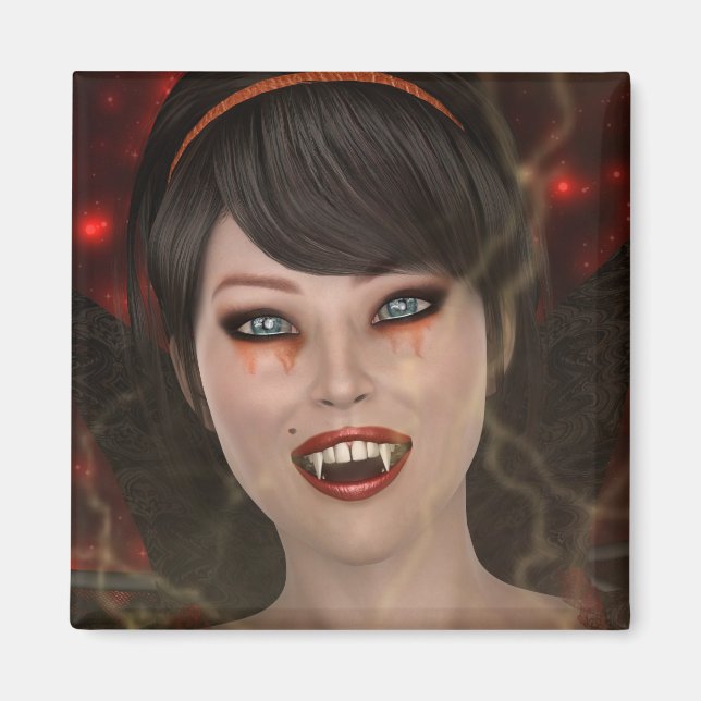 Damvampyr Magnet (Framsidan)