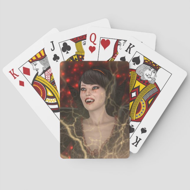 Damvampyr Spel Kort (Baksidan)