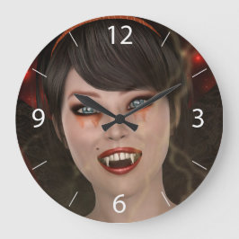 Damvampyr Stor Klocka
