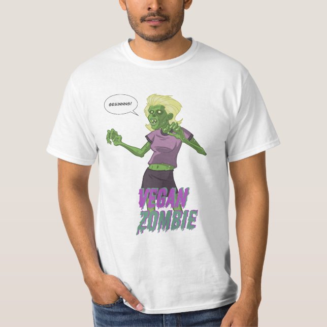 DamVeganZombie T-shirt (Framsida)