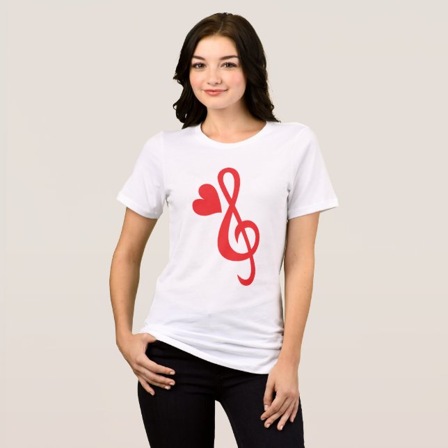 Damvit T-shirt med grafisk tryck i vitt (Framsida Full)