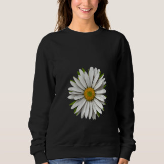 Damvit vit tusenskönsblomma, blommande tusensköna, t shirt
