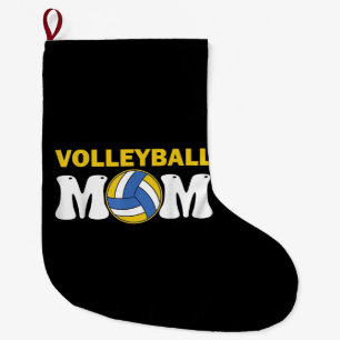 Damvolleyboll Mamma Tröja Speldag Roligt Spelare Stor Julstrumpa