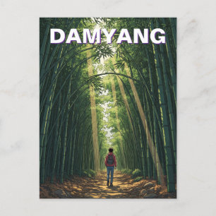 Damyang Bamboo Forest Sydkorea Vykort