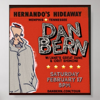 Dan Bern Winter Tour 2024 (H) Poster