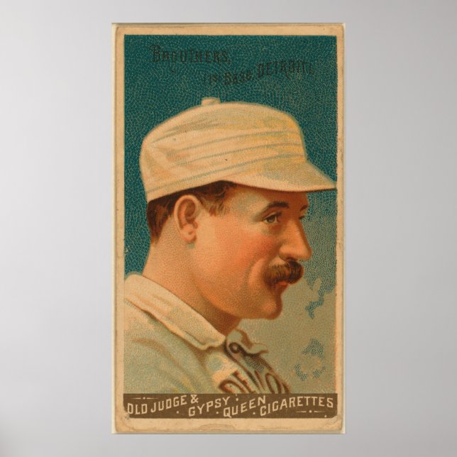 Dan Brouthers, Detroit Wolverines Poster (Framsidan)