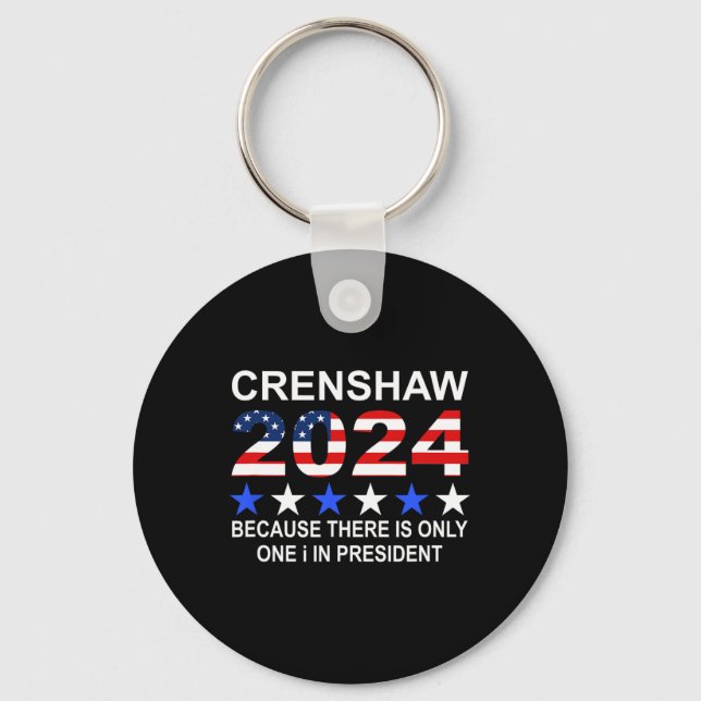 Dan Crenshaw 2024 Presidentvalet 4 juli R Nyckelring (Framsida)