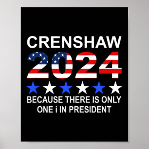Dan Crenshaw 2024 Presidentvalet 4 juli R Poster