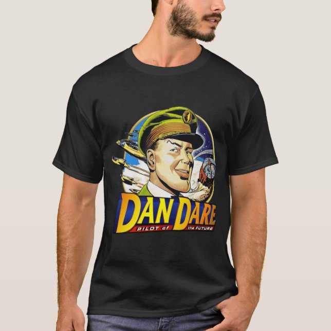 Dan Dare familj vintage T Shirt (Framsida)
