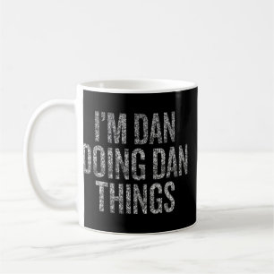 Dan Doing Dan Sak Funny Disted Premium Kaffemugg