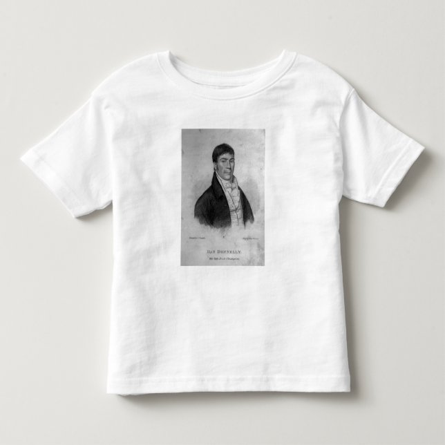 Dan Donnelly som inristas av Percy Roberts Tee Shirt (Framsida)
