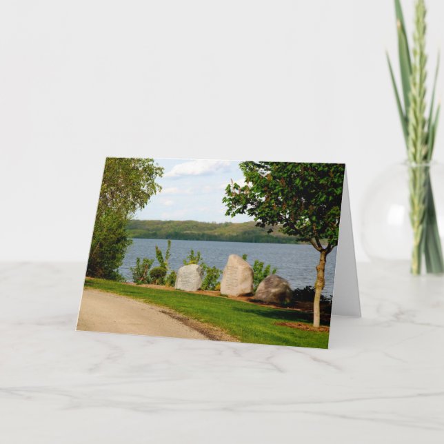 Dan Fogelberg-minnesmärket på Spring Card Kort (Framsida)