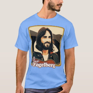 Dan Fogelberg Retro Illustration Stil T Shirt